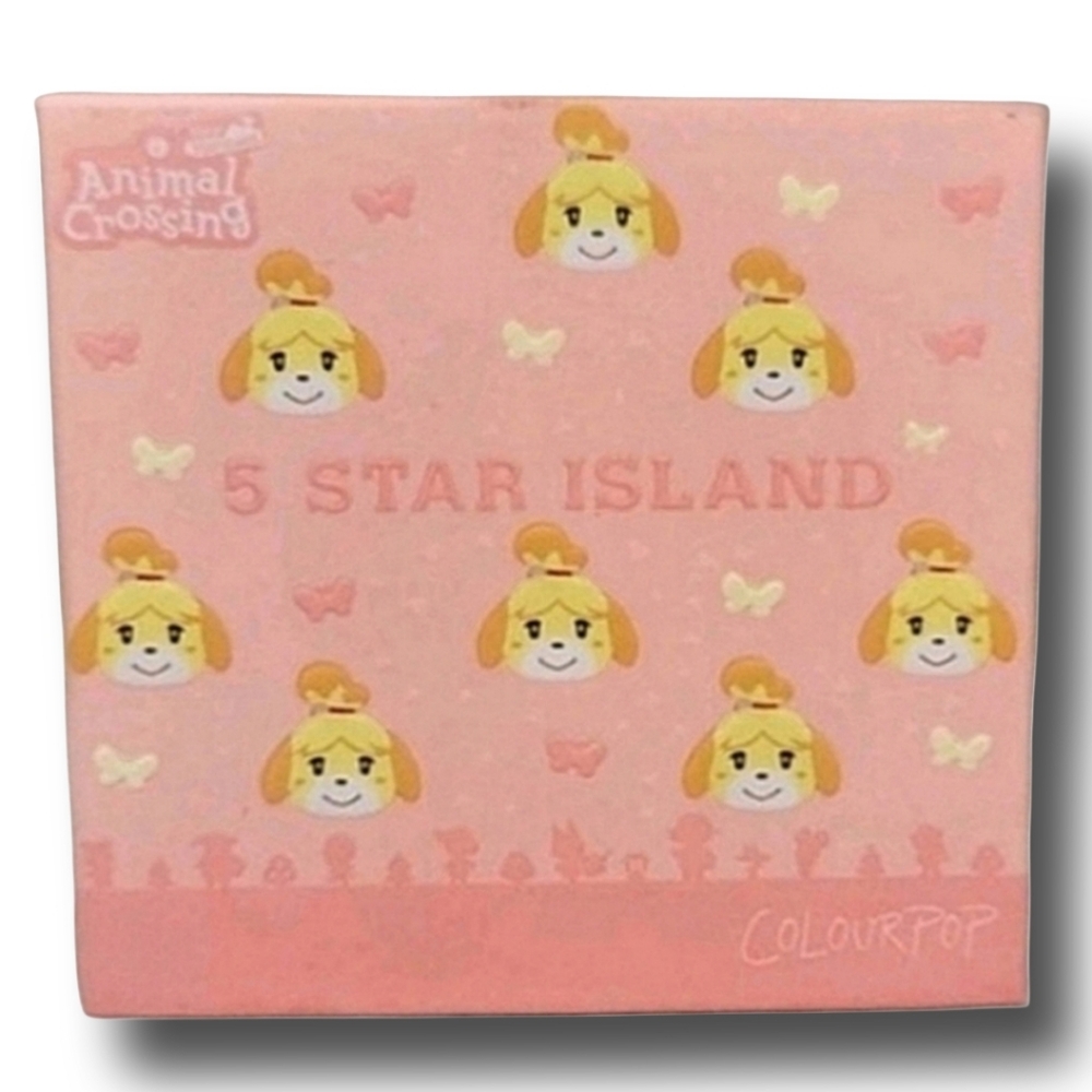 Colourpop x Animal Crossing Limited Edition Eyeshadow Quad Palette 5 Star Island - Picture 1 of 4